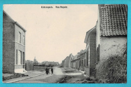 * Estaimpuis (Hainaut - La Wallonie) * Rue Royale, église, Animée, Old, Rare, Vue Générale, Panorama - Estaimpuis