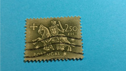 PORTUGAL - Timbre 1953 : Sceau équestre De Denis 1er De Portugal (Dinis Ou Diniz) - 2.50 Escudos - Used Stamps