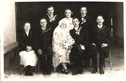 MARRIAGE, GROUP FAMILY PHOTO, POSTCARD - Noces