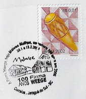 Brazil 2006 Cover Commemorative Cancel 100 Years Of Weege / Malwee Malhas Meshe From Jaraguá Do Sul - Covers & Documents