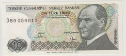 Turchia, Banconota 10 Lire Turche ( Turk Lirasi) . Banconota 1970 FDS/UNC - Türkei