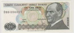 Turchia, Banconota 10 Lire Turche ( Turk Lirasi) . Banconota 1970 FDS/UNC - Turquie