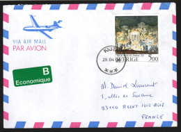 SVERIGE - Lettre Pour La France 1994 - Storia Postale