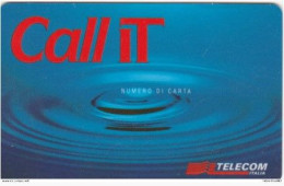 PREPAID PHONE CARD CALL -IT ITALIA  (MF2389 - Special Uses