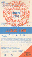 ABBONAMENTO MENSILE BUS ATAC ROMA LUGLIO 1985 (MF571 - Europe