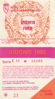 ABBONAMENTO MENSILE BUS ATAC ROMA GIUGNO 1985 (MF467 - Europe