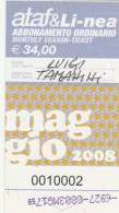 ABBONAMENTO MENSILE BUS ATAF FIRENZE MAGGIO 2008 (MF1303 - Europe