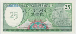 Suriname, Central Bank - Banconota 25 Gulden 1985 - FDS/UNC - Suriname