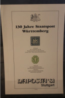 VIGNETTE; Deutschland 1981; Naposta '81 Stuttgart: 130 Jahre Staatspost Württemberg - Erinnophilie