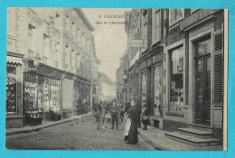 * Chatelet (Hainaut - La Wallonie) * (nr 8) Rue Du Commerce, Animée, Boutique, Shop, Vélo, TOP, Rare, Straatzicht - Chatelet