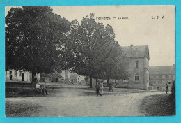 * Ferrières - Huy (Liège - La Wallonie) * (L.J.V.) La Place, Animée, Enfants, Dorpplaats, Unique, TOP, Rare - Ferrières