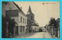 * Ohain - Lasne (Waals Brabant Wallon) * (Nels, Edit H. Robrechts) Rue De L'église, Au Bon Marché Vaxelaire Claes - Lasne