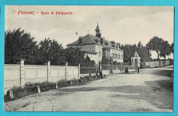 * Florennes (Namur - La Wallonie) * (Edit Bertrand Laurent) Route De Philippeville, Animée, Unique, Old, TOP, Rare - Florennes