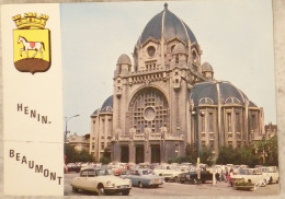 62 Pas De Calais CPM Hénin Beaumont L'église Saint Martin Blason écusson Voitures Citroën DS - Henin-Beaumont