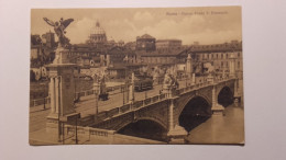 LAZIO ROMA CITTÀ NUOVO PONTE V.EMANUELE Formato Piccolo Non Viaggiata Anni 10/20 Condizioni Buone - Ponts