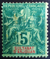 ANJOUAN                     N° 4                      NEUF* - Unused Stamps