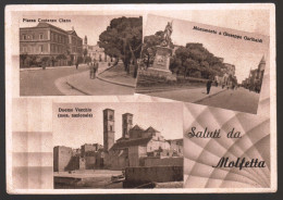 MOLFETTA - BARI - 1943 - SALUTI CON 3 VEDUTINE - Molfetta