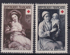 FRANCE 1953 - MNH - YT 966, 967 - Neufs