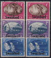 SWAZILAND 1945 - Canceled - Sc# 38-40 - Swaziland (...-1967)