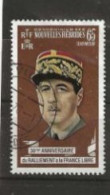 Nouvelles-Hébrides N° YT 294 Oblitéré  De Gaulle  1970 - Gebruikt