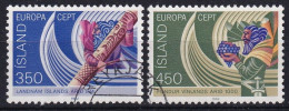 MiNr. 578 - 579 Island    1982, 3. Mai. Europa: Historische Ereignisse - Gebraucht