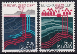 MiNr. 598 - 599 Island    1983, 5. Mai. Europa: Große Werke Des Menschlichen Geistes - Gebraucht