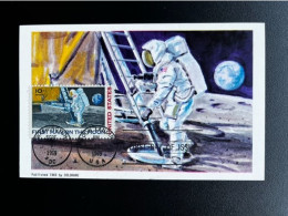 UNITED STATES USA 1969 POSTCARD FIRST MAN ON THE MOON VERENIGDE STATEN AMERICA SPACE - Nordamerika