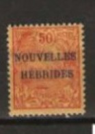 Nouvelles-Hébrides N° YT 4* - Unused Stamps