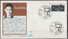 BRD FDC 1983 Nr.1178   100. Geb. Franz Kafka  ( D 5481 ) Günstige Versandkosten - 1981-1990