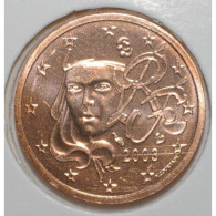 FRANCE - 2 CENT 2003 - NOUVELLE MARIANNE - FLEUR DE COIN - France