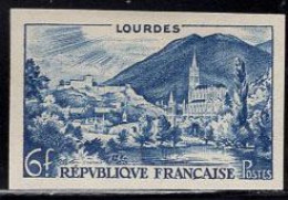 FRANCE(1954) Lourdes. Trial Color Proof. Scott No 719, Yvert No 976. Disturbed Gum. - Kleurproeven 1945-…