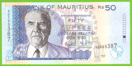 MAURITIUS 50 RUPEES 2003 P-50c UNC - Mauritius