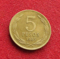 Chile 5 Pesos 1985 KM# 217.1  *VT Chili - Chili