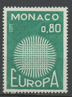 Europa CEPT 1970 Monaco Y&T N°820 - Michel N°978 *** - 80c EUROPA - 1970