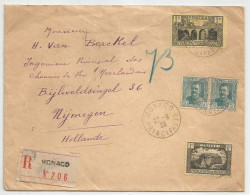 Monaco Lettre Recommandée 1926 Vers Les Pays-bas - Lettres & Documents