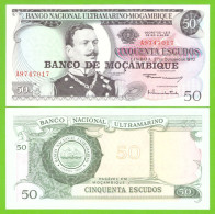 MOZAMBIQUE 50 ESCUDOS 1976 P-116  UNC PREFIX A - Mozambico