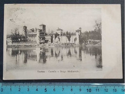 TORINO : 1903 _  CASTELLO  E  BORGO  MEDIOEVALE _ VIAGGIATA  Per  Il  BELGIO. - Castello Del Valentino