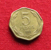 Chile 5 Pesos 1993 KM# 232 *VT Chili - Chile