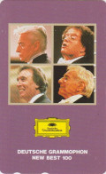 TC JAPON / 110-016 - MUSIQUE - HERBERT VON KARAJAN & Other Conductors - MUSIC Dirigent AUSTRIA Rel. JAPAN Phonecard - Musik