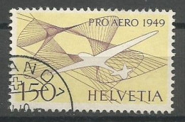 Schweiz Switzerland Suisse Airmail Mi.518 Pro Aereo Used 1949 - Used Stamps