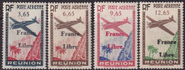 Reunion 1943 Sc C14-7 Yt PA24-7 Air Post Set MNH** - Airmail