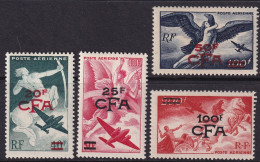 Reunion 1949 Sc C35-8 Yt PA45-8 Air Post Set MLH* - Airmail