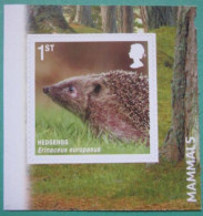 2010 ~ S.G. 3096 ~ MAMMALS (HEDGEHOG) SELF ADHESIVE BOOKLET STAMP. NHM  #01484 - Unused Stamps