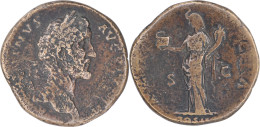 ROME - Sesterce - Antonin Le Pieux - 139 AD - AFRICA - COS II - 21.29 G. - TRES RARE - RIC.574 - 17-180 - La Dinastía Antonina (96 / 192)