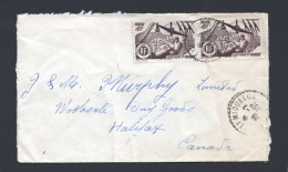 1952  Lettre Pour Le Canada   Yv 337 X2 - Cartas & Documentos