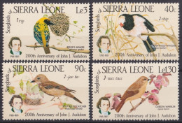 F-EX46742 SIERRA LEONE MNH 1985 AUDUBON BIRD AVES OISEAUX VOGEL.  - Konvolute & Serien