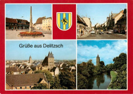 73901837 Delitzsch Postmeilensaeule Wilh Pieck Strasse Stadtblick Am Stadtgraben - Delitzsch