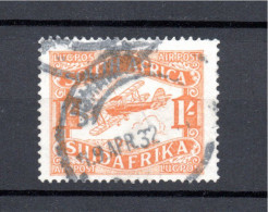 South Africa 1929 Old 1 Shilling Airmail Stamp (Michel 44) Nice Used - Airmail