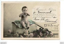 Carte De Naissance De Bébé " FERNAND BOUQUEREL " Le 29 Avril 1913 - Birth