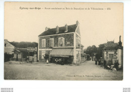 EPINAY SUR ORGE Route Conduisant Au Bois De Beauséjour Et De Villemoisson ( à Droite HENRI DESCHE ) - Epinay-sur-Orge